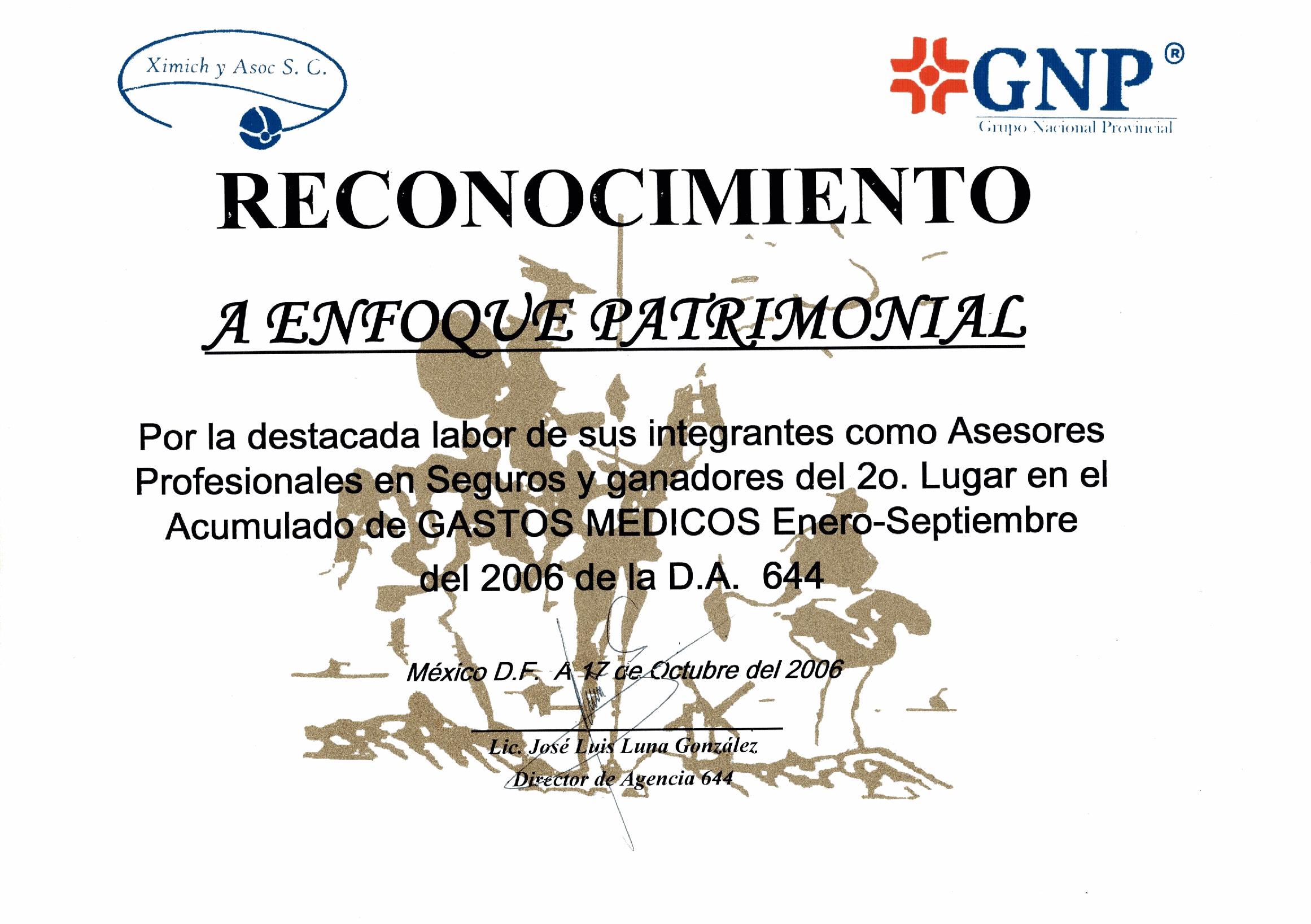Reconocimiento GNP 1
